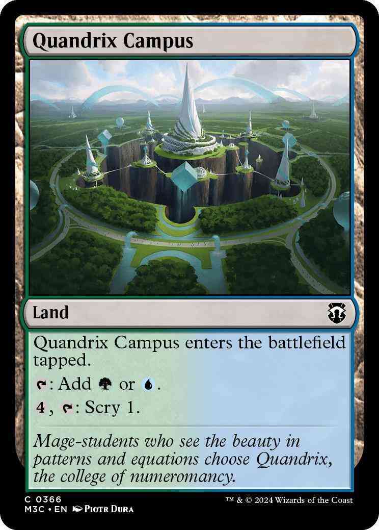 Quandrix Campus [366] [Modern Horizons 3: Commander] [Ripple Foil]
