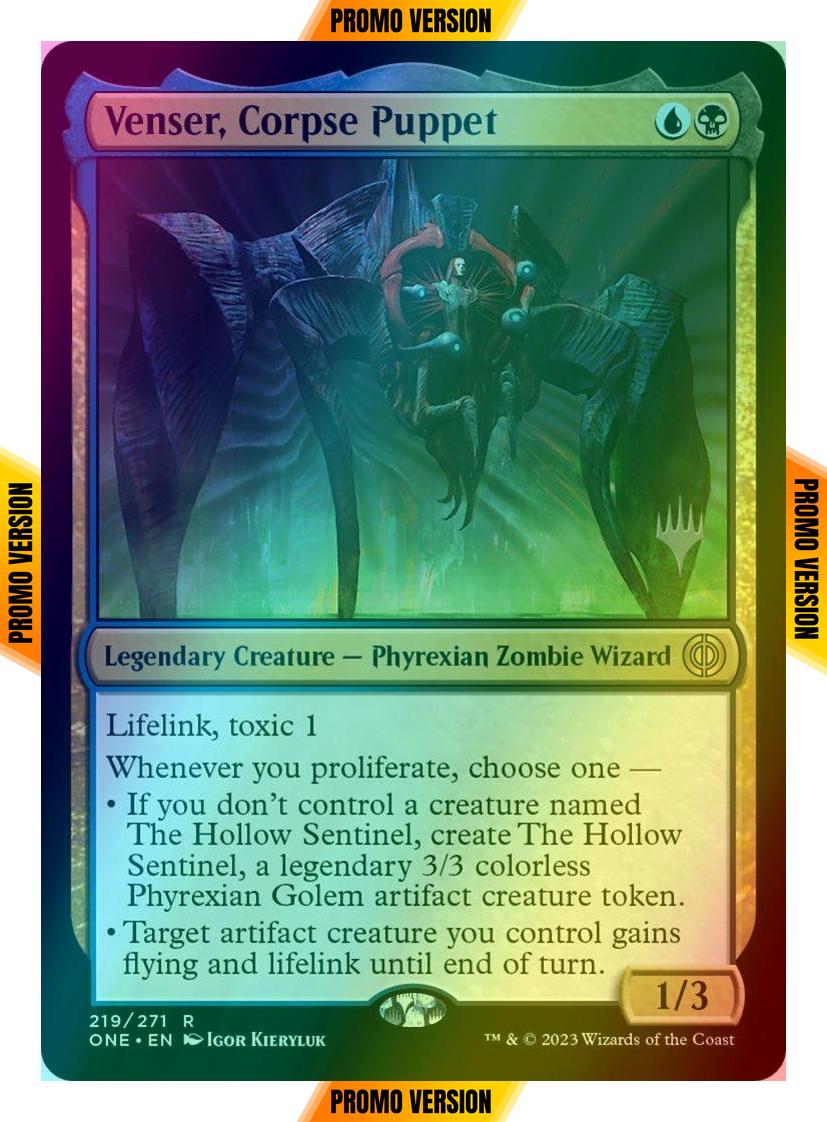 Venser, Corpse Puppet [219p] [Promo Pack] [Phyrexia: All Will Be One: Promos] [Foil]