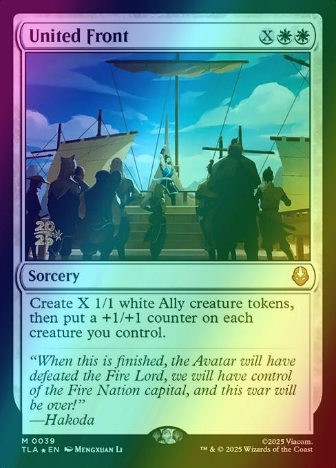 United Front [39s] [Prerelease] [Avatar: The Last Airbender: Promos] [Foil]