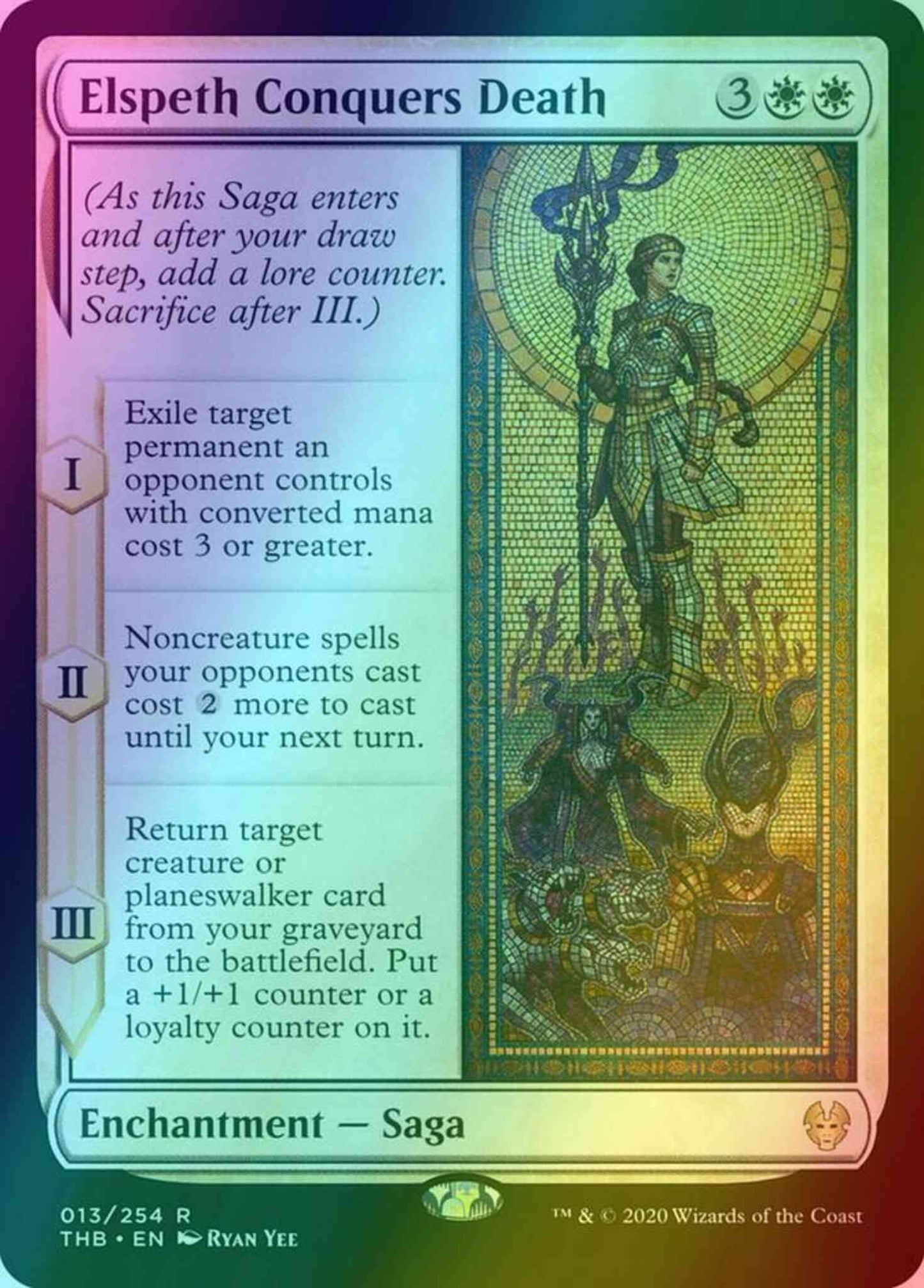 Elspeth Conquers Death [13] [Theros Beyond Death] [Foil]