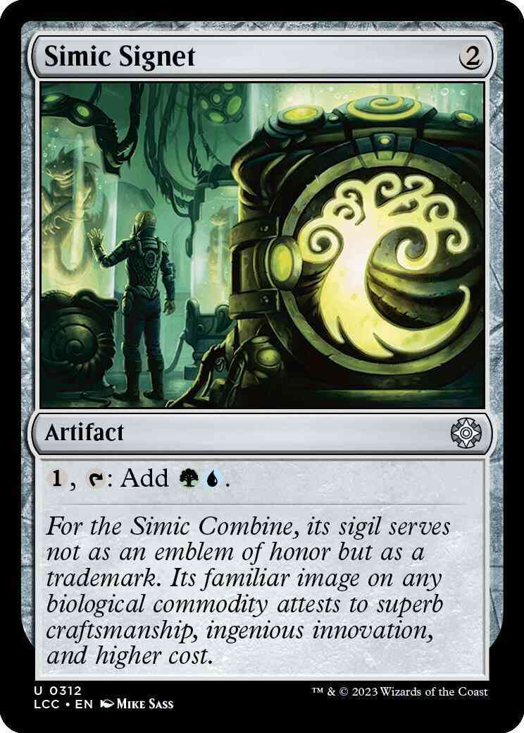 Simic Signet [312] [The Lost Caverns of Ixalan: Commander] [Non-Foil]
