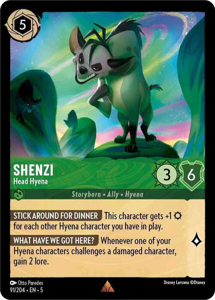 Shenzi - Head Hyena - 91/204 [Shimmering Skies] [Non-Foil]