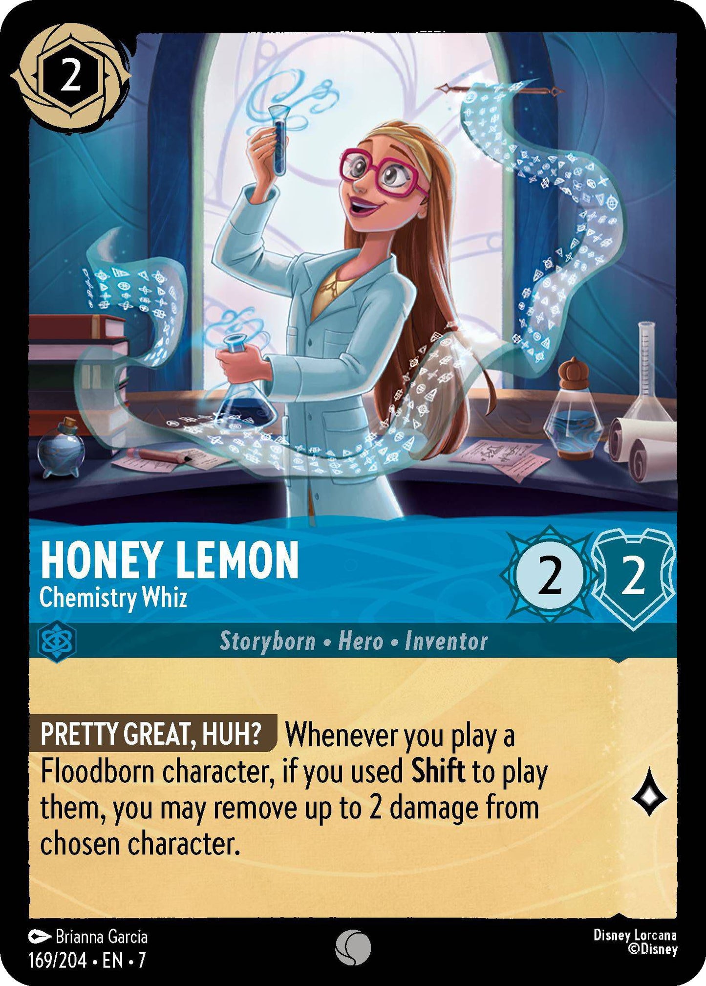 Honey Lemon - Chemistry Whiz - 169/204 [Archazia's Island] [Non-Foil]