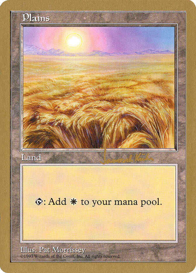 Plains [jk432] [Janosh Kunn] [Wheat] [World Championship Decks 1997] [Non-Foil]