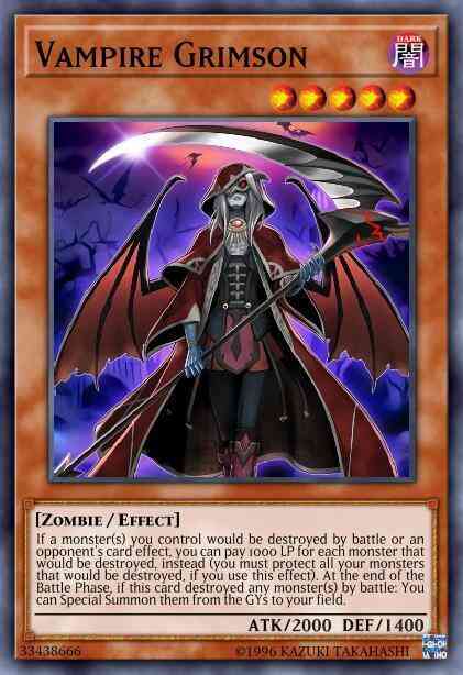 Vampire Grimson - DASA-EN004 - Super Rare - 1st Edition