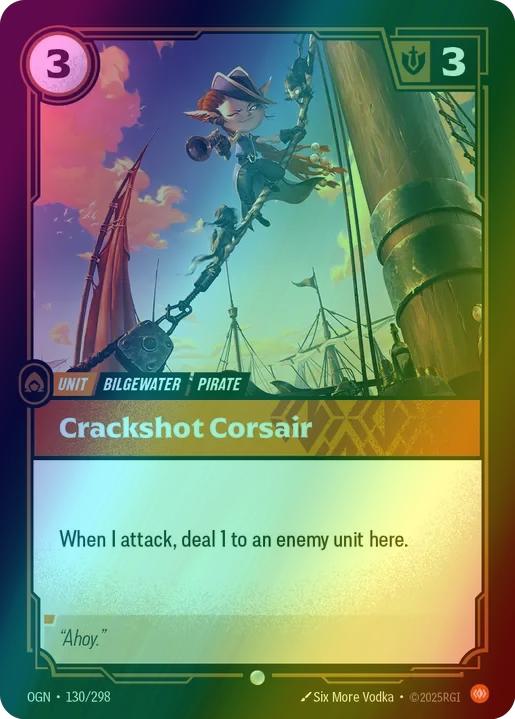 Crackshot Corsair - 130/298 [Origins] [Foil]
