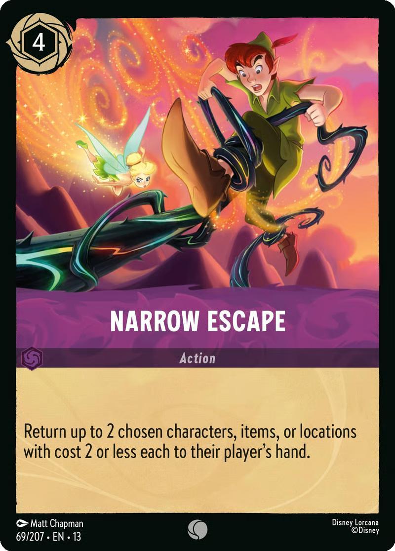 Narrow Escape - 69/204 [Attack of the Vine!] [Non-Foil]