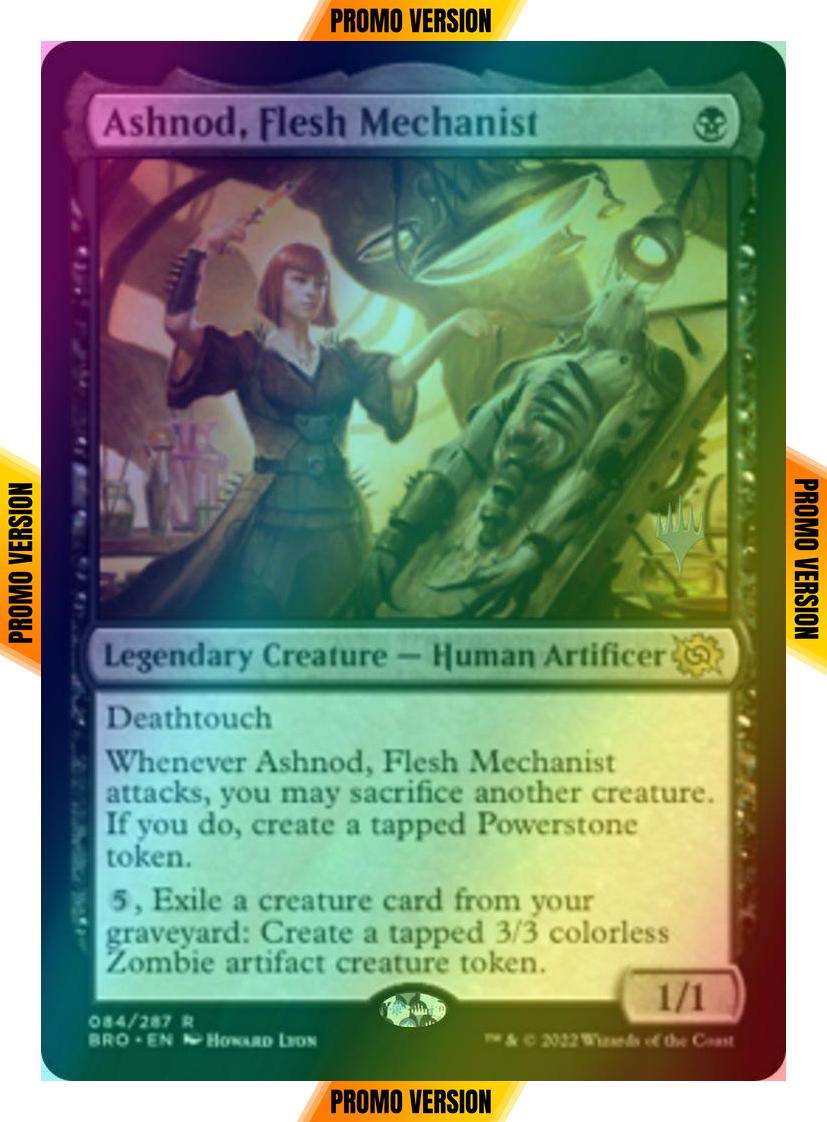 Ashnod, Flesh Mechanist [84p] [Promo Pack] [The Brothers' War: Promos] [Foil]