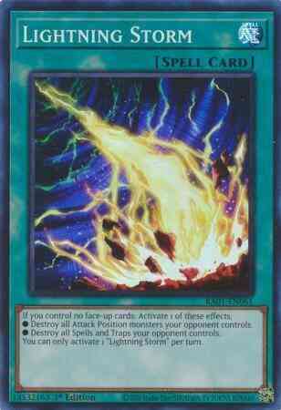 Lightning Storm - RA01-EN061 - Super Rare - 1st Edition