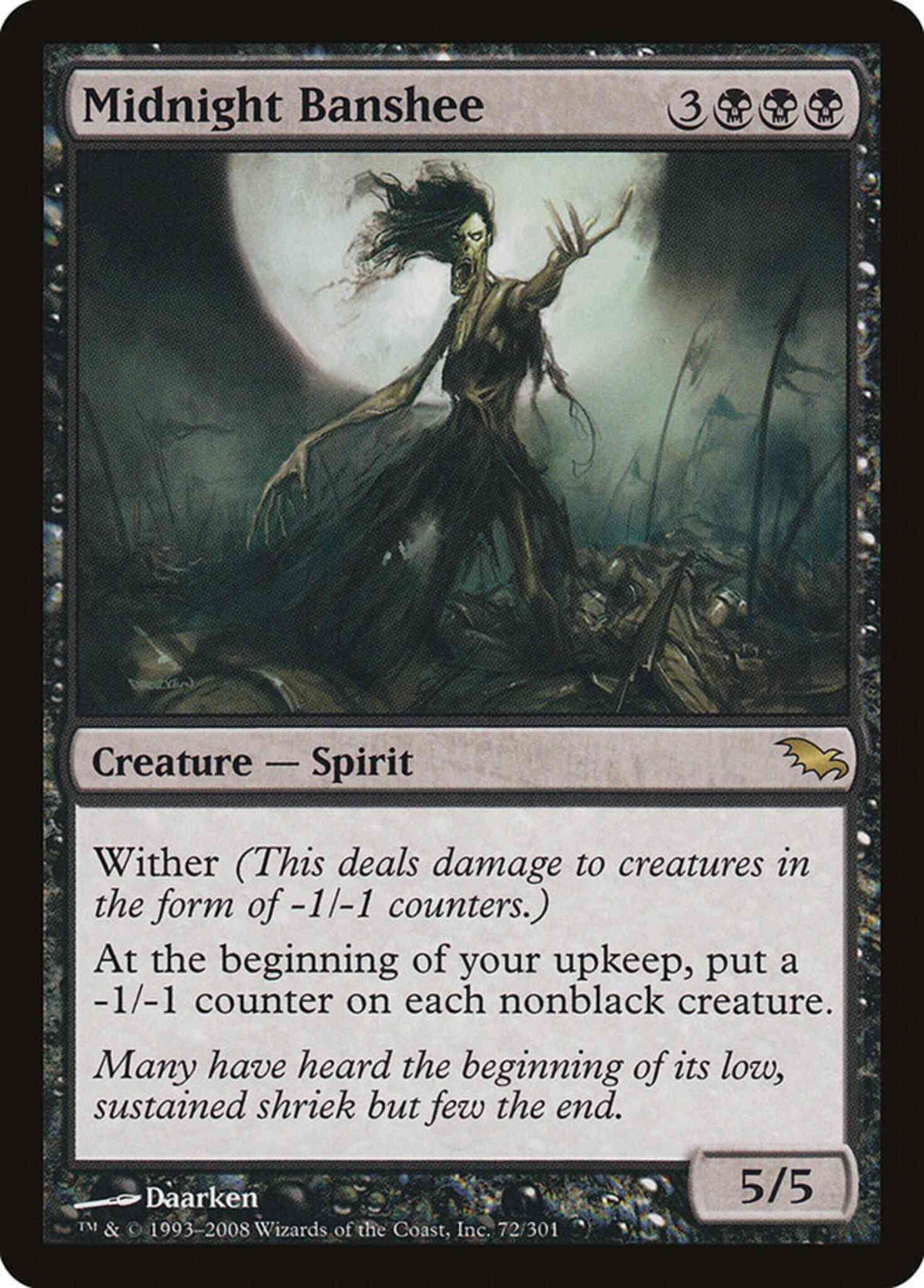 Midnight Banshee [72] [Shadowmoor] [Non-Foil]