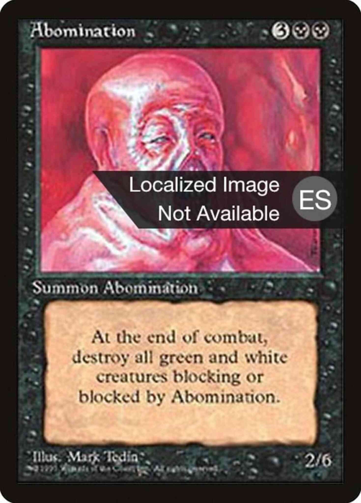 Abomination - Chinese [117] [Fourth Edition Black Border: Chinese] [Non-Foil]