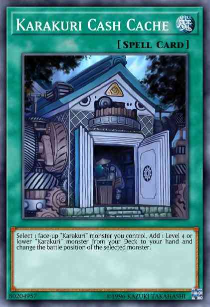 Karakuri Cash Cache - STOR-EN052 - Common - Unlimited