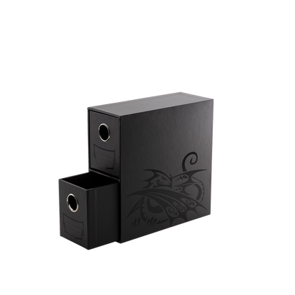 Dragon Shield Fortress Card Drawers - Vertical 2 Row - 590+ - Black