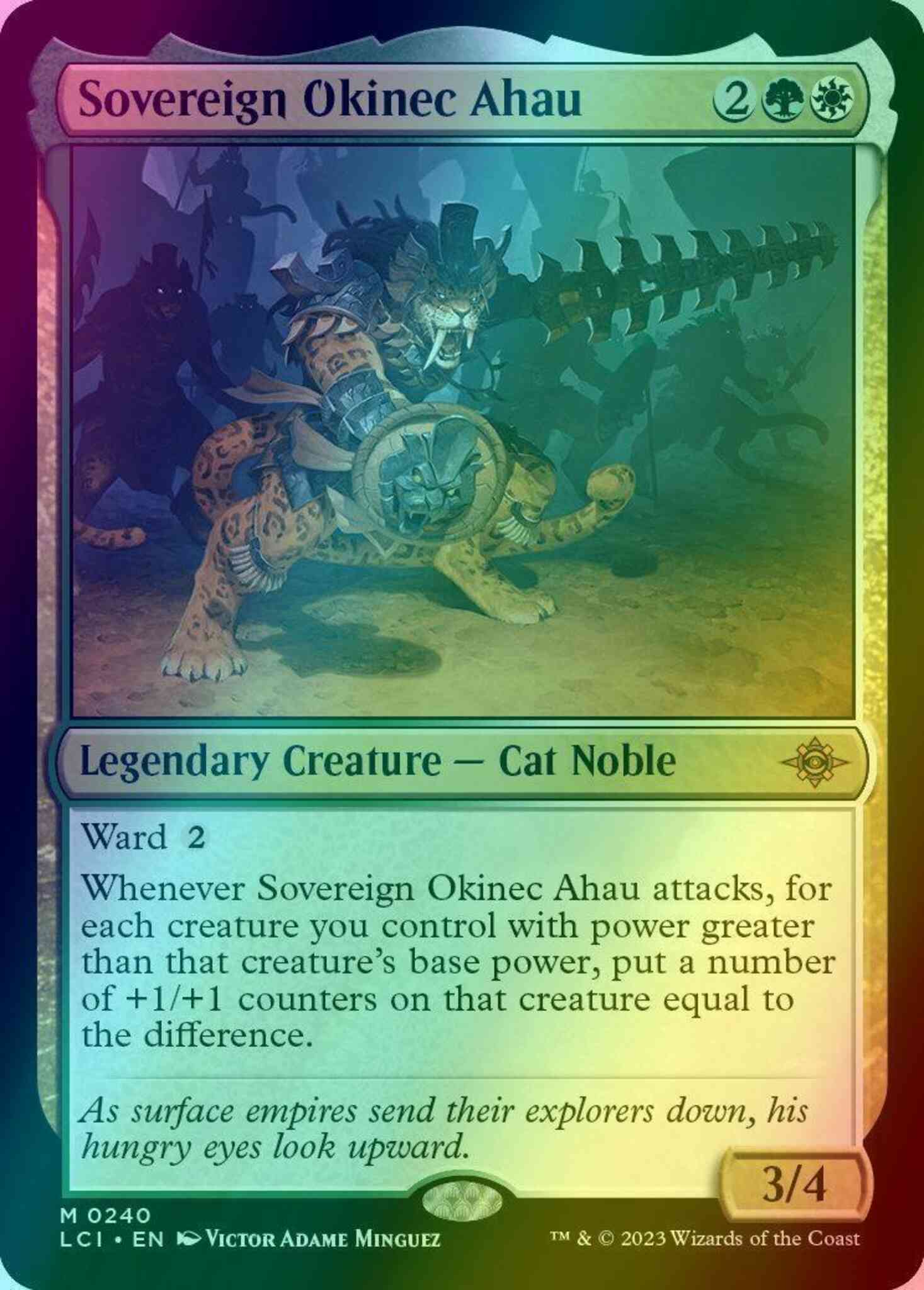 Sovereign Okinec Ahau [240] [The Lost Caverns of Ixalan] [Foil
