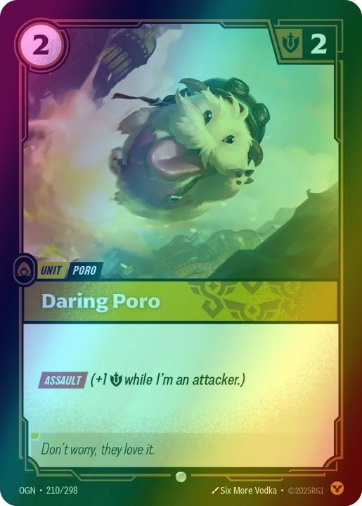 Daring Poro - 210/298 [Origins] [Foil]