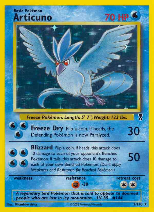 Articuno - 2/110 - Rare [base6-2] [Holo]