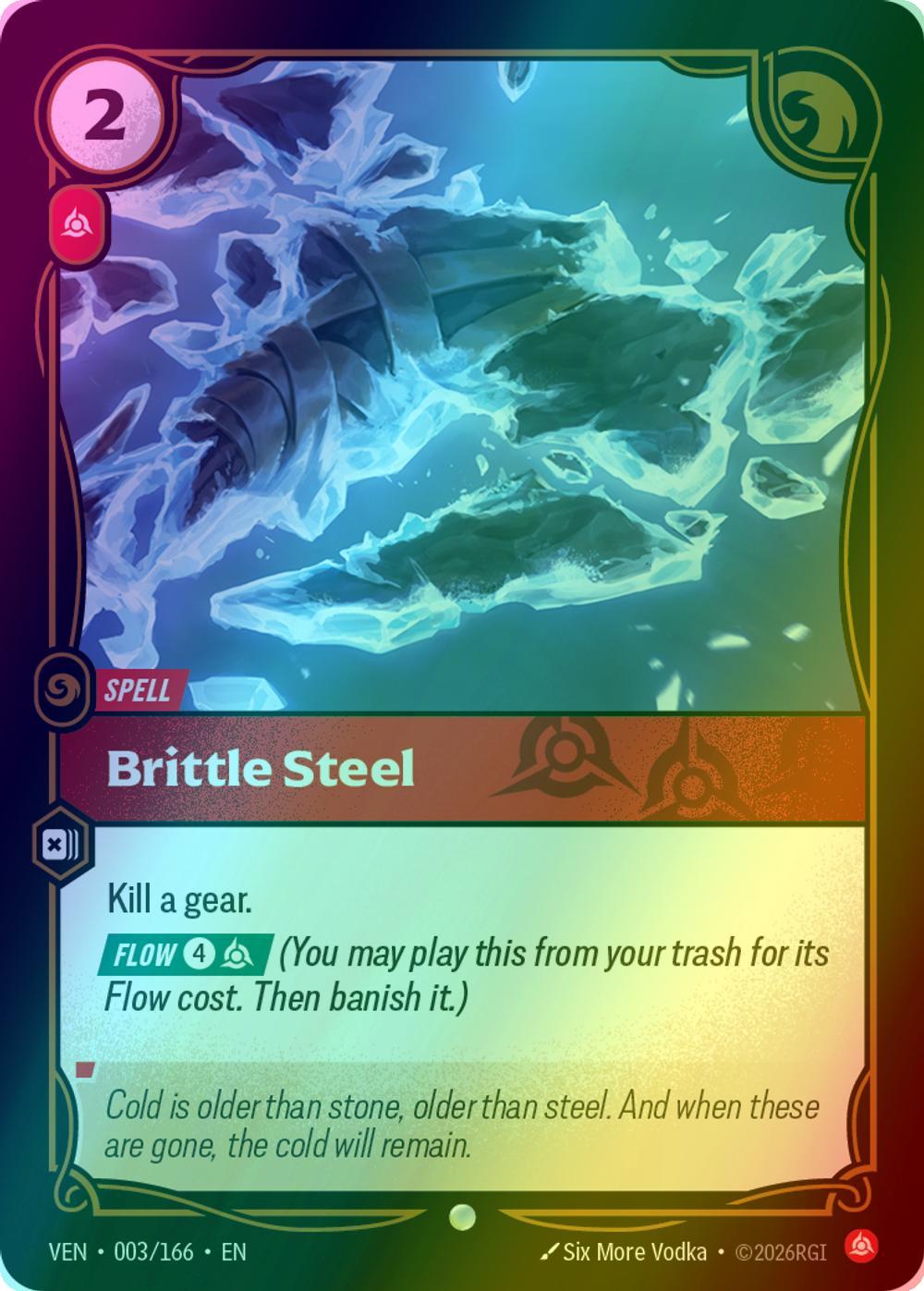Brittle Steel - 003/166 [Vendetta] [Foil]