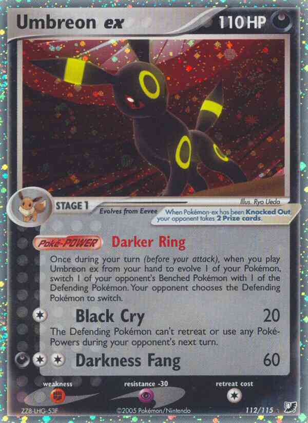 Umbreon ex - 112/115 - Rare Holo EX [ex10-112] [Ultra]