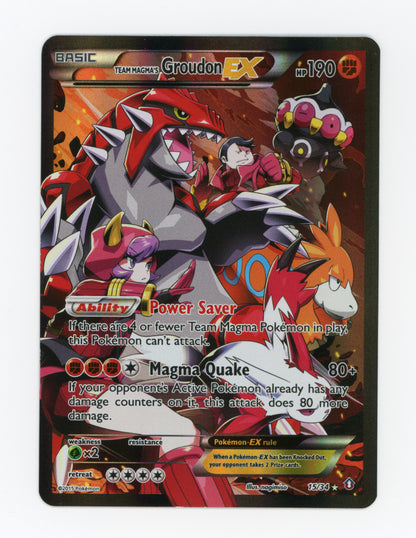 Team Magma's Groudon-ex — Rare Holo EX — ID 19878
