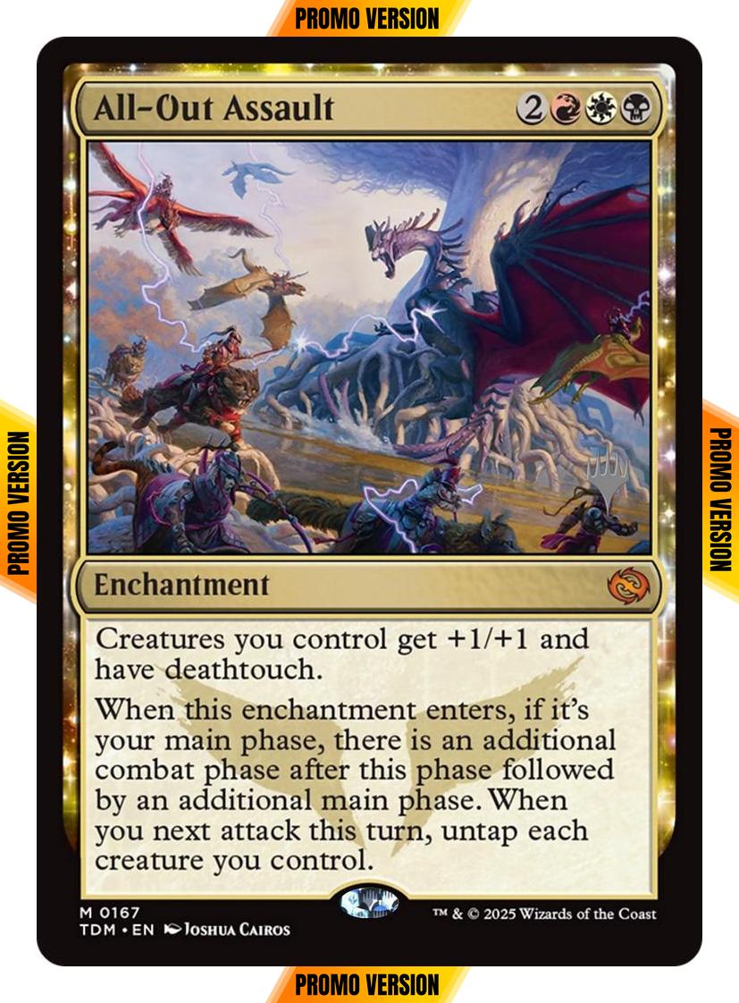 All-Out Assault [167p] [Promo Pack] [Tarkir: Dragonstorm: Promos] [Non-Foil]