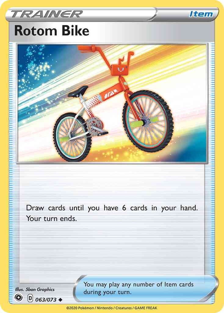 Rotom Bike - 063/073 - Uncommon [swsh35-063] [Reverse Holo]