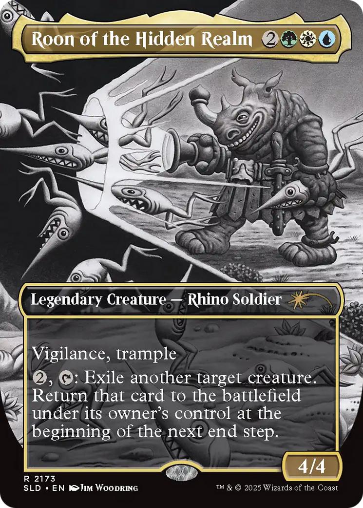 Roon of the Hidden Realm [2173] [Borderless] [Dreaming Darkly] [Secret Lair Drop] [Non-Foil]