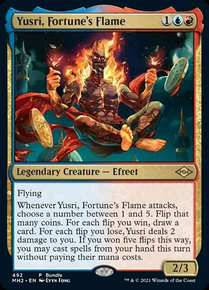 Yusri, Fortune's Flame - Bundle Promo [492] [Modern Horizons 2] [Foil]