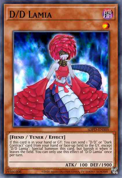 D/D Lamia - SDPD-EN005 - Super Rare - 1st Edition