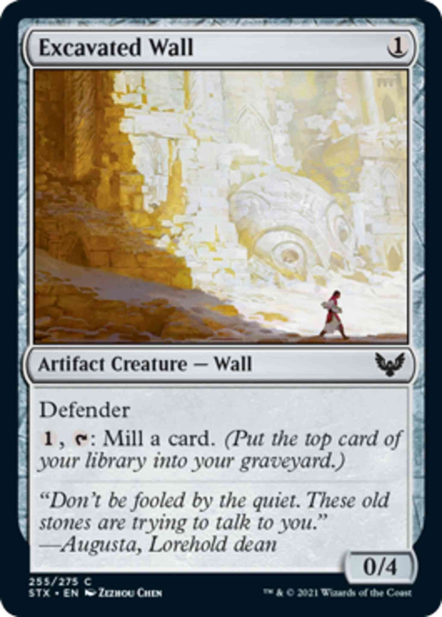 Excavated Wall [255] [Strixhaven: School of Mages] [Non-Foil]