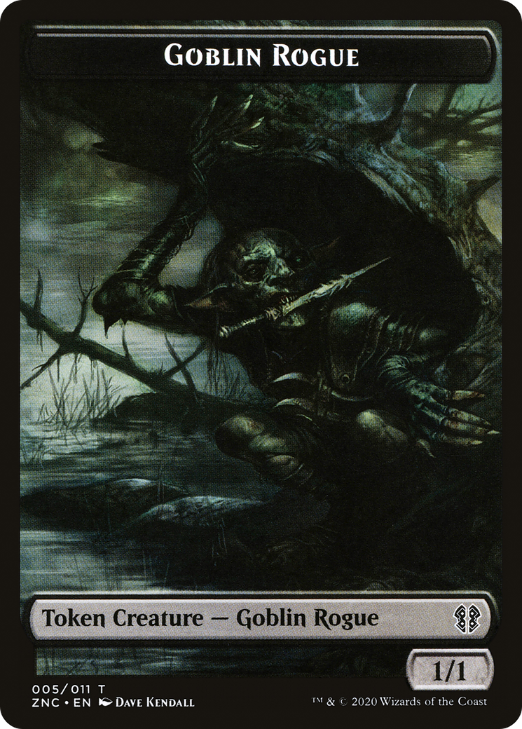 Faerie Rogue Token (03) // Goblin Rogue Token (05) [Zendikar Rising Commander Tokens] [Non-Foil]