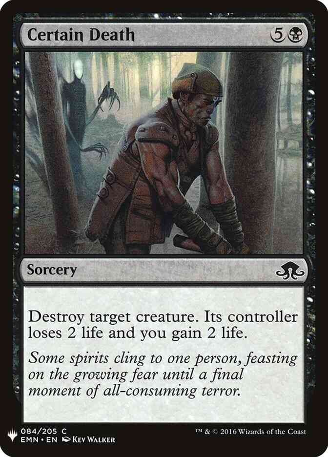 Certain Death [EMN-84] [The List] [Non-Foil]