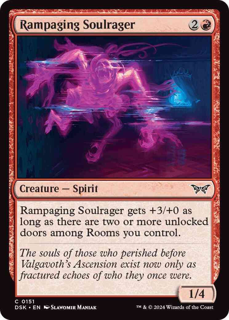 Rampaging Soulrager [151] [Duskmourn: House of Horror] [Non-Foil]