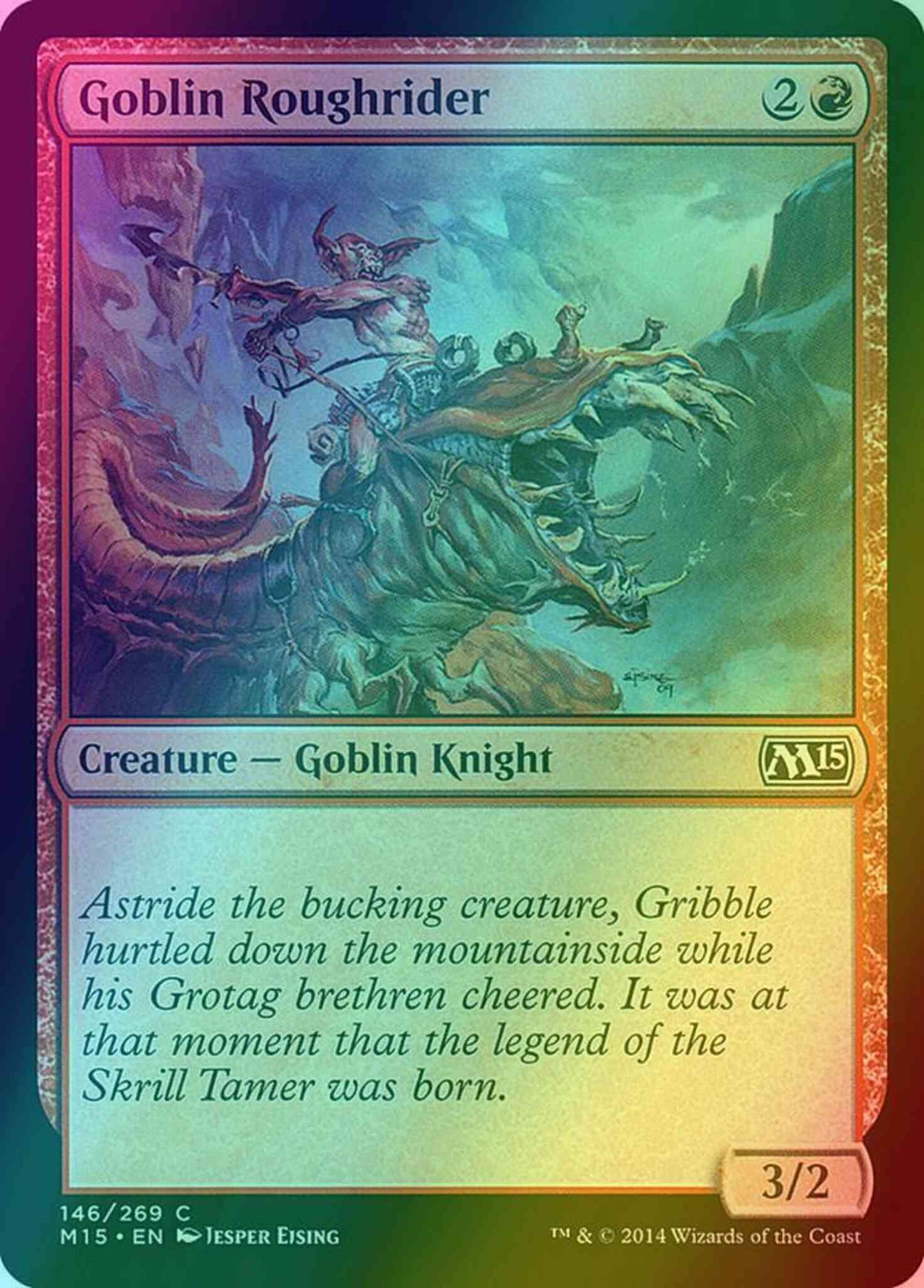 Goblin Roughrider [146] [Magic 2015] [Foil]