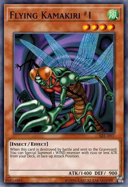 Flying Kamakiri #1 (Red) - DL13-EN003 - Rare - Unlimited