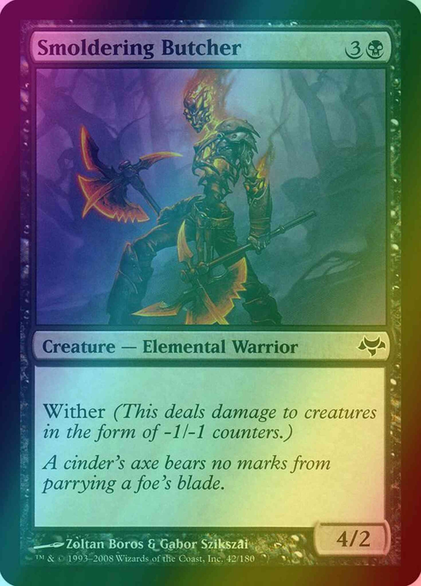 Smoldering Butcher [42] [Eventide] [Foil]