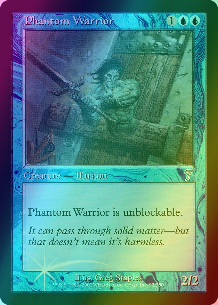 Phantom Warrior [93x] [Seventh Edition] [Foil]