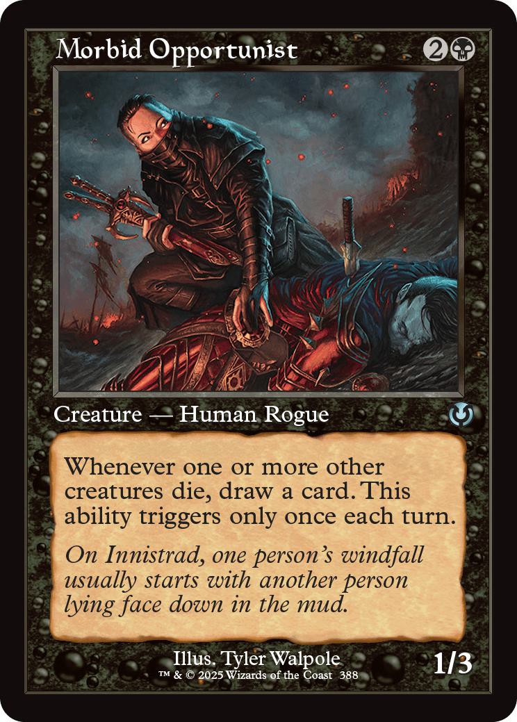 Morbid Opportunist [388] [Retro Frame] [Innistrad Remastered] [Non-Foil]