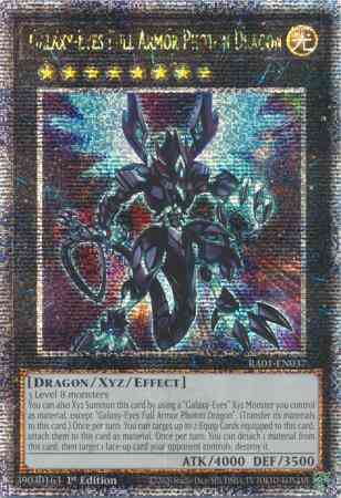 Galaxy-Eyes Full Armor Photon Dragon - RA01-EN037 - Quarter Century Secret Rare - 1st Edition