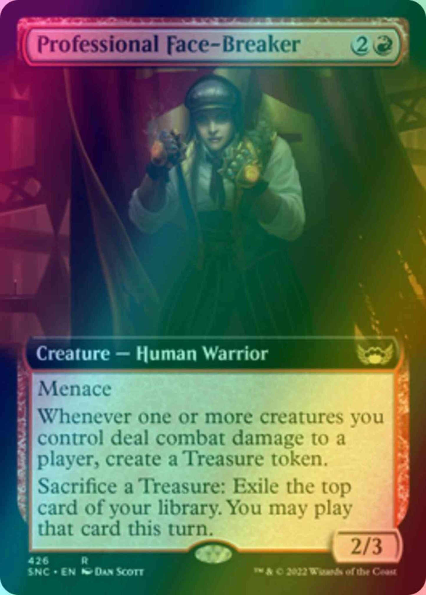 Professional Face-Breaker [426] [Extended Art] [Streets of New Capenna] [Foil]