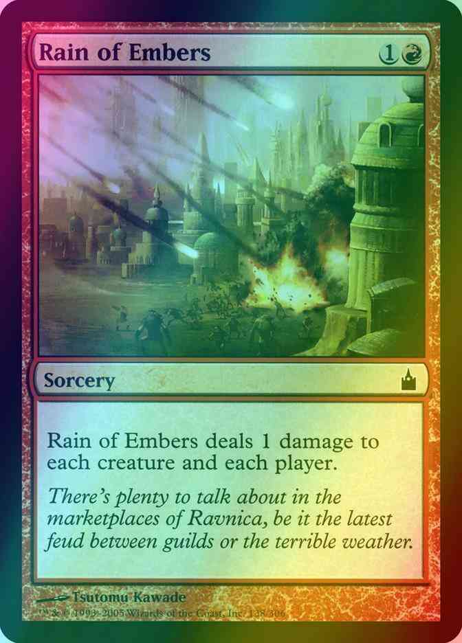Rain of Embers [138] [Ravnica City Of Guilds] [Foil]