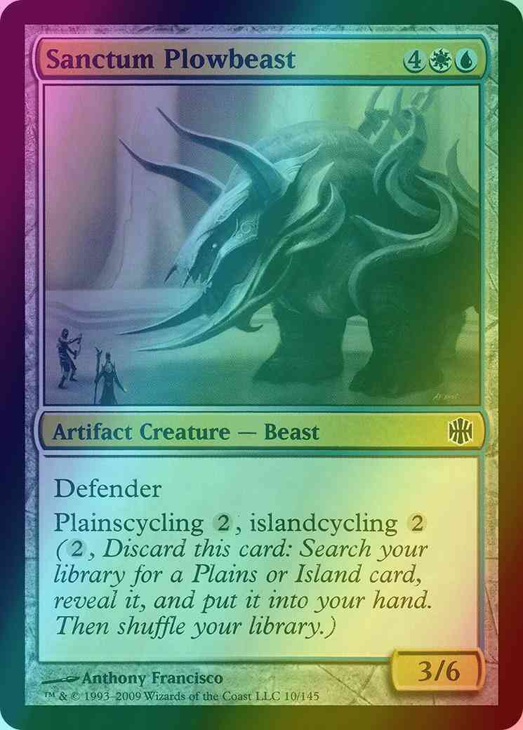 Sanctum Plowbeast [10] [Alara Reborn] [Foil]