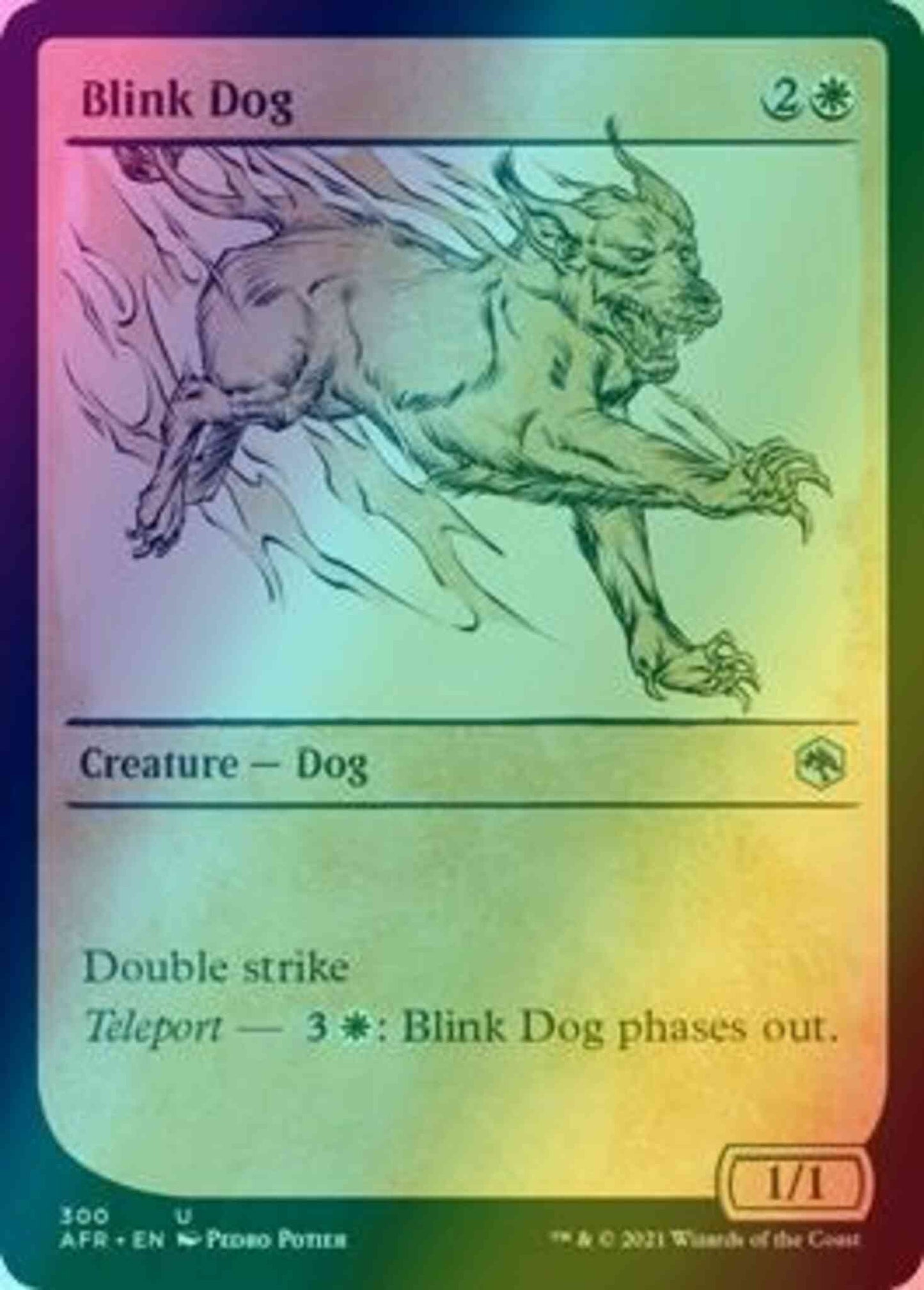 Blink Dog [300] [Rulebook Showcase] [Adventures in the Forgotten Realms] [Foil]
