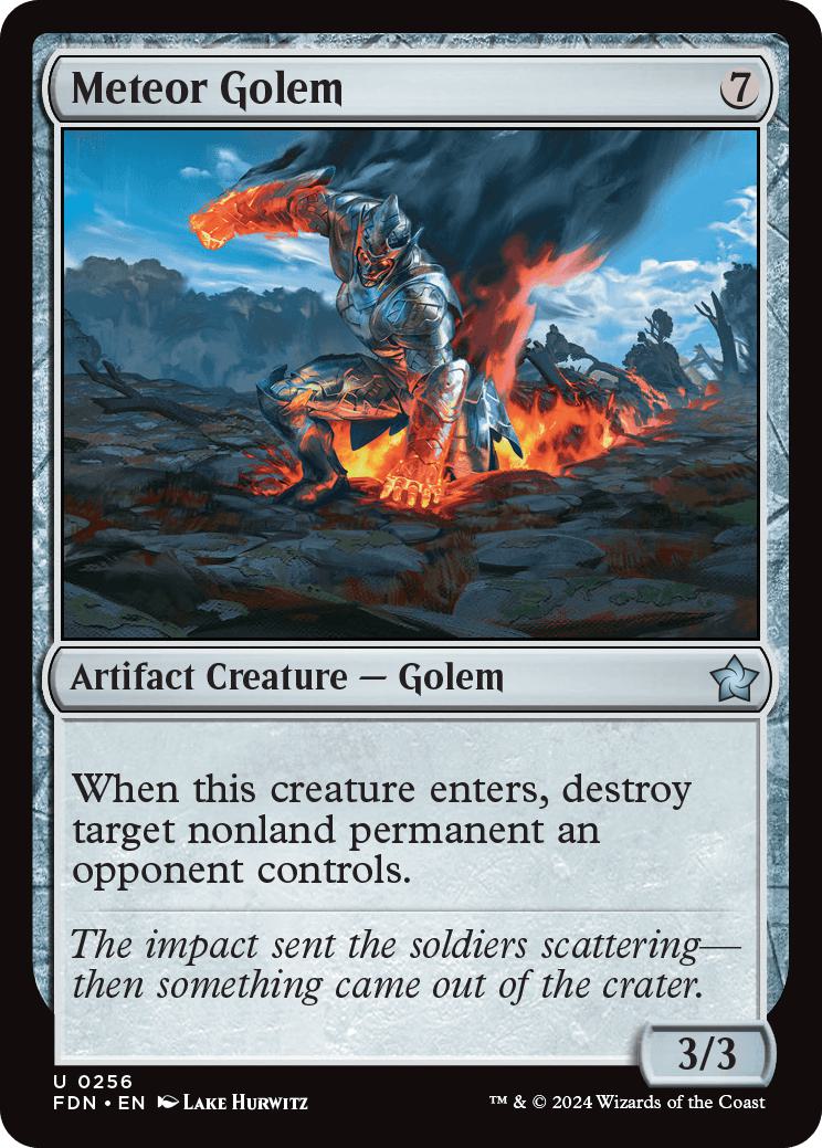Meteor Golem [256] [Foundations] [Non-Foil]