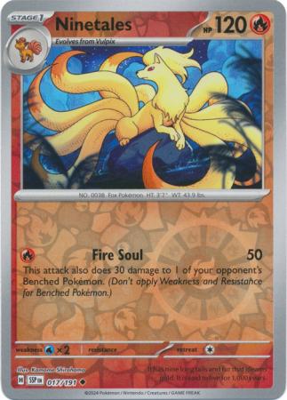 Ninetales - 017/191 - Uncommon [sv08-017] [Reverse Holo]