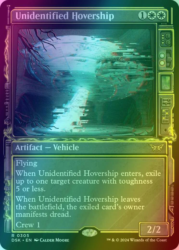 Unidentified Hovership [305] [Paranormal Frame] [Duskmourn: House of Horror] [Foil]