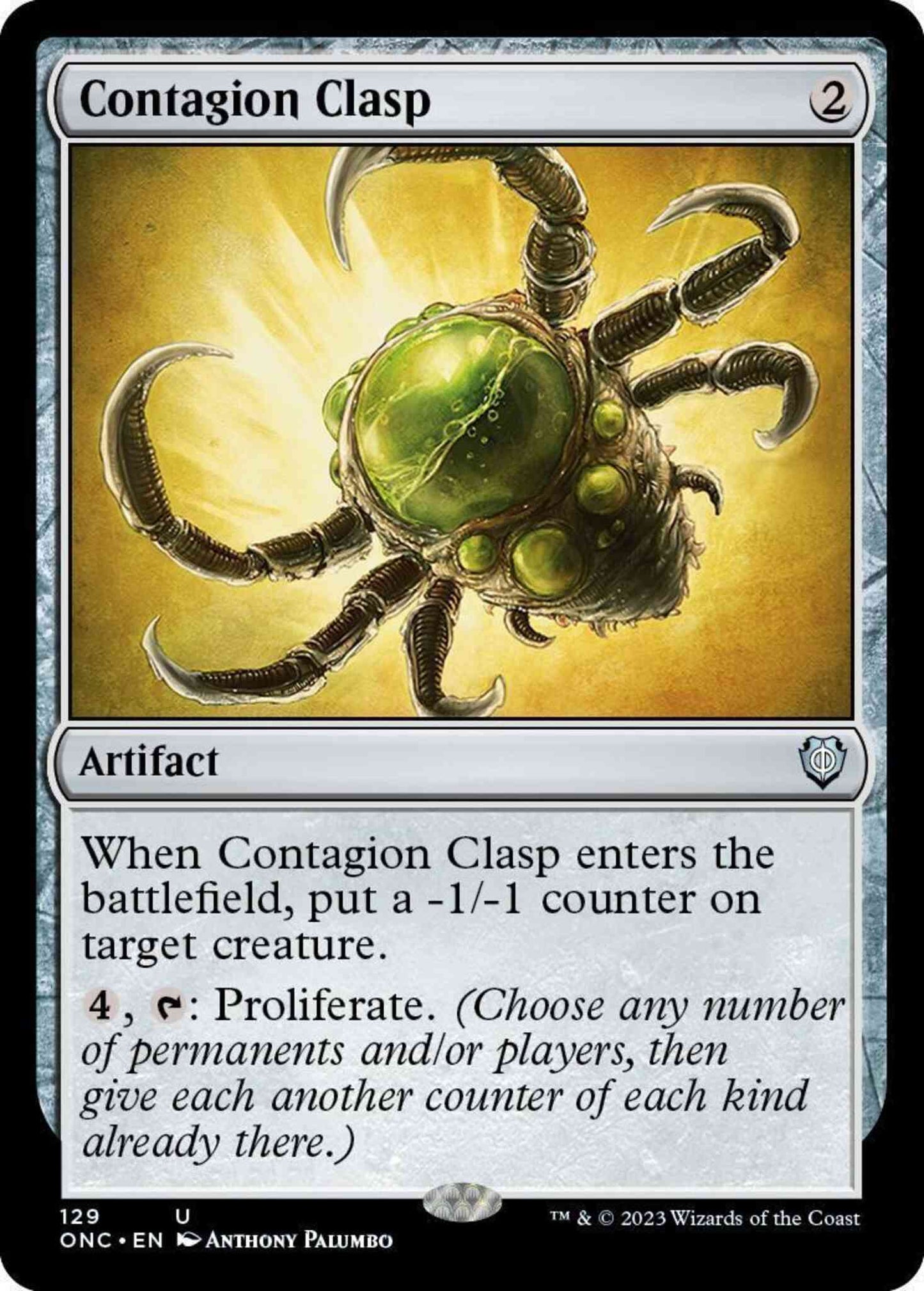 Contagion Clasp [129] [Phyrexia: All Will Be One: Commander] [Non-Foil]