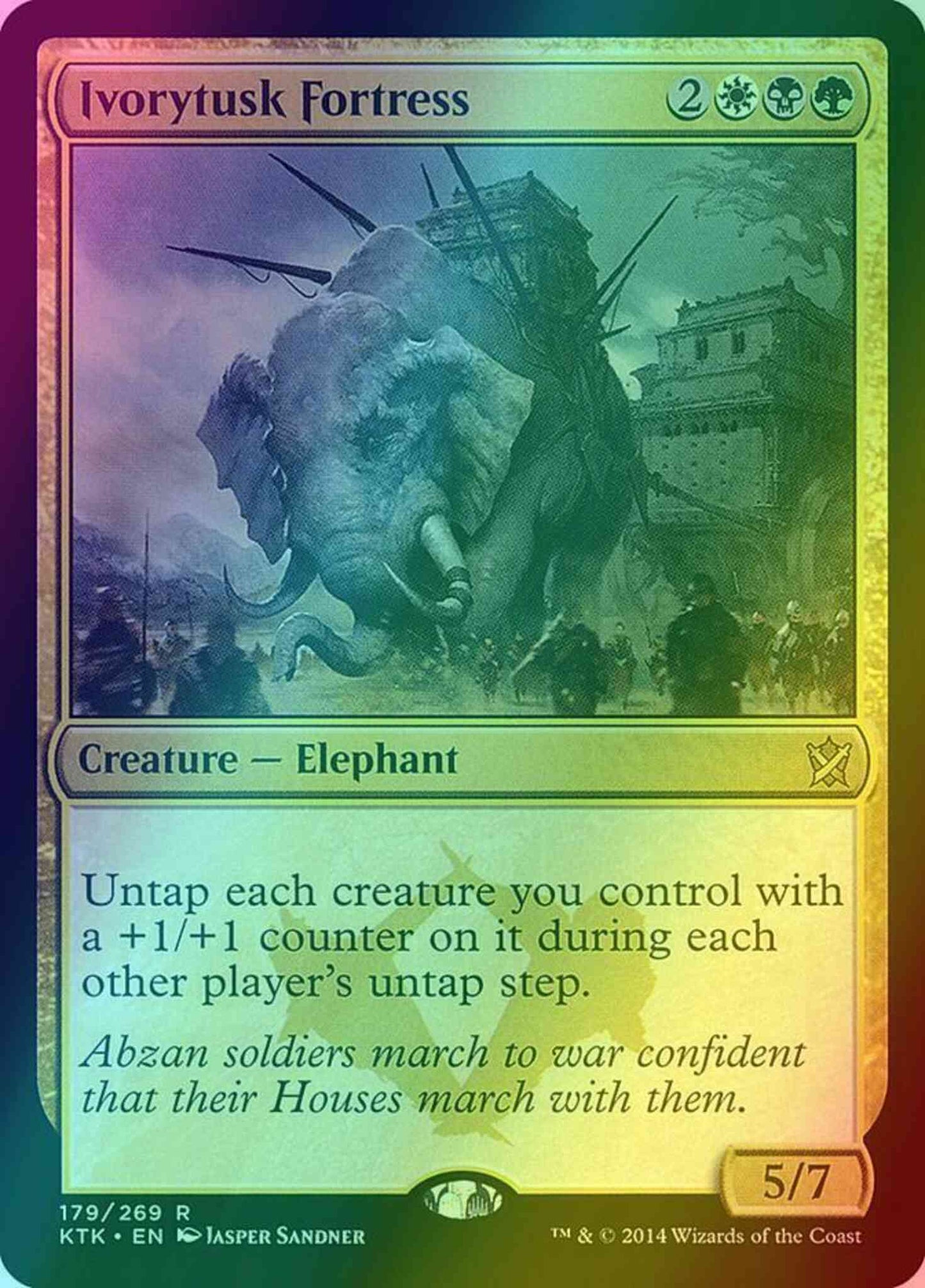 Ivorytusk Fortress [179] [Khans Of Tarkir] [Foil]