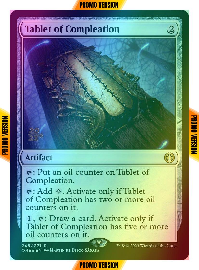 Tablet of Compleation [245s] [Prerelease] [Phyrexia: All Will Be One: Promos] [Foil]