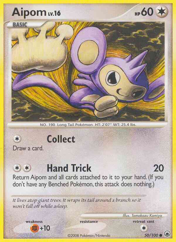 Aipom - 50/100 - Common [dp5-50] [Non-Holo]