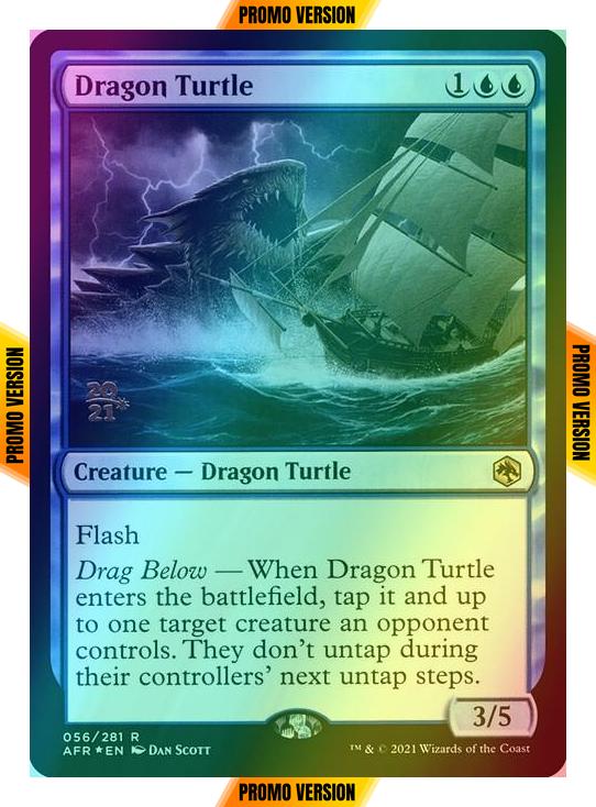 Dragon Turtle [Prerelease] [56s] [Adventures in the Forgotten Realms Promos] [Foil]
